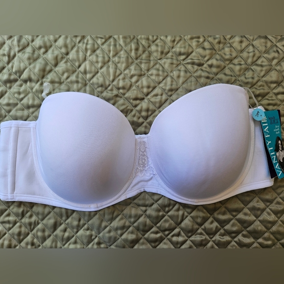 Vanity Fair Other - Vanity Fair White Strapless Bra